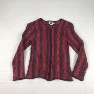 GK small full zip‎ cardigan merino wool 100%